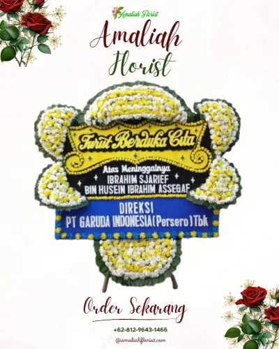Papan Bunga Duka di Mekar Sari