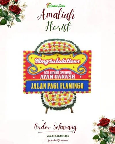 Bunga Papan Congratulation di Mekar Sari